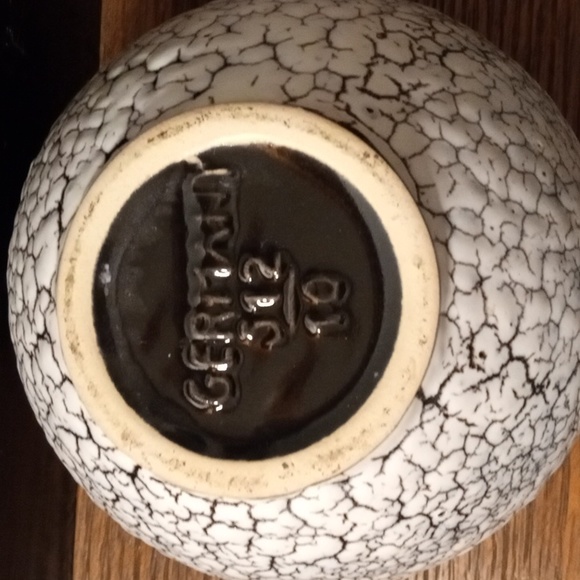 1950's West Germany Mid century modern Lava glaze abstract vase - Picture 2 of 3